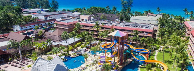 Phuketi családi üdülés Karon Beachen csúszdaparkos resortban, 13 éj Phuket Orchid Resort 